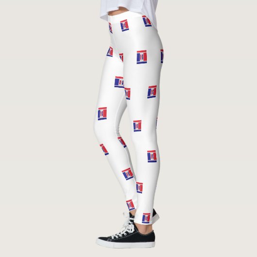 Red White Blue USA Leggings (Links)