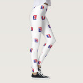 Red White Blue USA Leggings (Rechts)