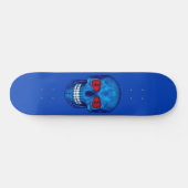 Red White Blue USA Zombie Skateboard (Horizontal)