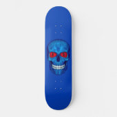 Red White Blue USA Zombie Skateboard (Vorderseite)