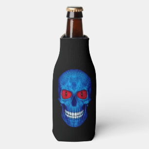 Red White Blue USA Zombie Skull Flasche Cooler Flaschenkühler