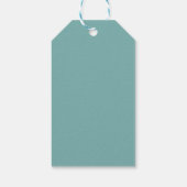 Red White Blue Weihnachts-Strümpfe Happy Holidays Geschenkanhänger (Rückseite)