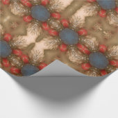 Red White Blue Weihnachtsdekoration Baubles Geschenkpapier (Ecke)