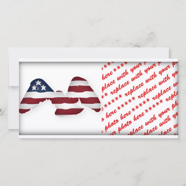 Red White & Blue Winged American Flag (Vorderseite)