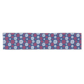 Red & White Blumen Table Runner Kurzer Tischläufer (Horizontal)