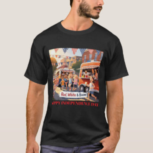 Red White & Boom! Familie Patriotic Celeb Custom T-Shirt