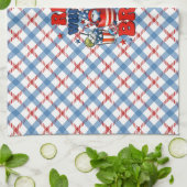 Red White & Brew Geschirrtuch (Gefaltet)