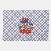 Red White & Brew Geschirrtuch (Horizontal)