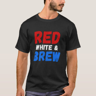 RED WHITE & BREW Unisex Mens Funny America T - Shi T-Shirt