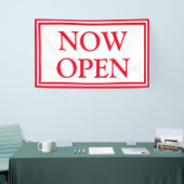 Red White Business jetzt offen Banner (Messeveranstaltung)