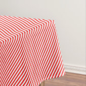 Red & White Candy Cane Stripe Tischdecke (Beispiel)