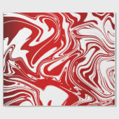 Red White Candy Cane Weihnachten Weihnachten Weihn Geschenkpapier (Flach)