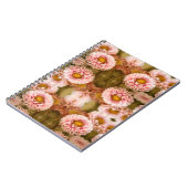 Red White China Aster Notizblock (Linke Seite)