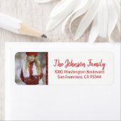 Red White Christmas Add FOTO Rücksendeadresse (Insitu)