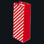 RED WHITE CHRISTMAS CANDY CANE STIL GESCHENKTÜTE FÜR WEINFLASCHEN<br><div class="desc">RED WHITE CHRISTMAS CANDY CANE STILE CHRISTMAS BAG</div>