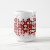 Red White Christmas Candy Pattern#13 ID1009 Kaffeetasse (Mittel)