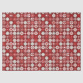 Red White Christmas Candy Pattern#13 ID1009 Seidenpapier (Vorderseite)
