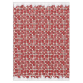 Red White Christmas Candy Pattern#13 ID1009 Tischdecke (Vorderseite)