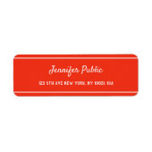 Red White Christmas Handschrift Template Elegant (Vorne)