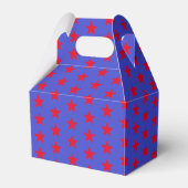 Red White & Cool 4. Juli Geburtstag Geschenkschachtel (Rückseite)