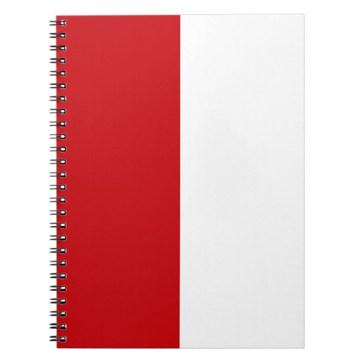 Red & White CUSTOM Notizblock (Vorderseite)
