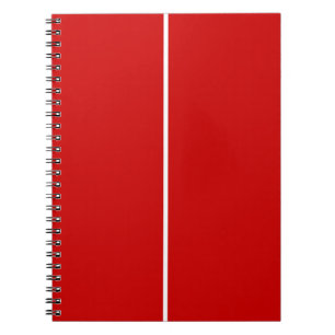 Red & White CUSTOM University Notizblock
