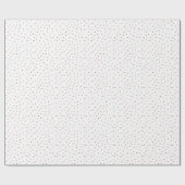 Red & White Cute Tiny Heart Seamless Pattern  Geschenkpapier (Flach)