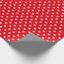 Red & White Dotty Wrapping Paper Geschenkwrap Geschenkpapier