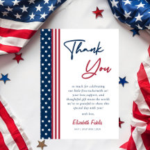 Red White & Due 4. Juli Babydusche