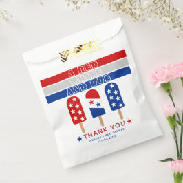 Red White Due 4. Juli Fpopsicles Babydusche Geschenktütchen