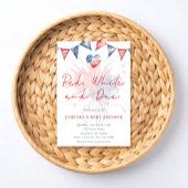 Red White & Due Baby Shower Napkins Serviette