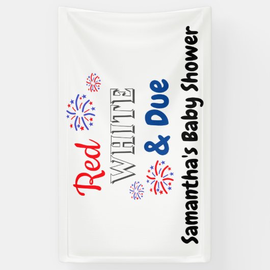 Red White & Due Banner (Vertikal)