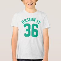 Red White & Emerald Green Kids | Sports Jersey