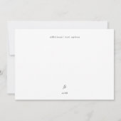 Red & White Floral Frohe Weihnachtskarte Einladung (Rückseite)