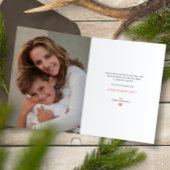 Red White Floral Happy Mütter Day Grußkarte