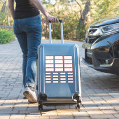 Red White Frame Mixed Guest Address Labels (Koffer Insitu)