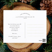 Red & White Frohe Weihnachten Foto