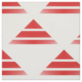 Red White Geo Triangle Muster Stoff (Muster)