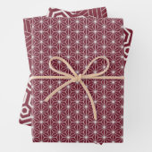 Red + White Geometric Muster | Geschenkpapier Set (Beispiel)