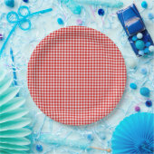 Red-White Gingham-PAPER PARTY TELLER (Party)