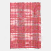 Red White Gingham Pattern Geschirrtuch (Vertikal)