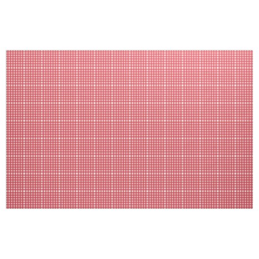 Red White Gingham Pattern Stoff (Yard (91,4 cm))