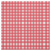Red White Gingham Pattern Stoff (Muster)