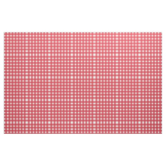 Red White Gingham Pattern Stoff (Fat Quarter (45,7 x 55,9 cm))