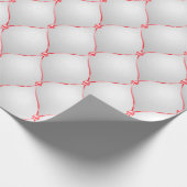 Red & White Gladay Weihnachten Geschenkpapier (Ecke)