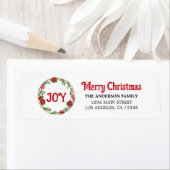 Red White Gold Typografie Stilvolle Trendy Weihnac (Insitu)