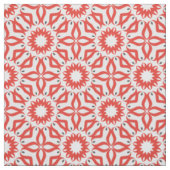Red White Gray Ethnic Boho Chic Mosaic Geometric Stoff (Muster)