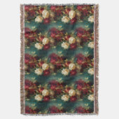 Red White Green Blume Decke (Vorderseite Vertikal)