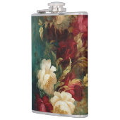 Red White Green Blume Flachmann (Links)