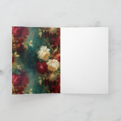 Red White Green Blume Karte (Innenseite)